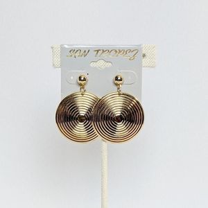 💢3 for $25💢 San Tropez Gold Tone Disk Earrings